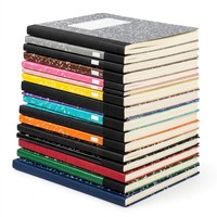 Carnet de composition ligné large en gros, 100 feuilles, pour l'école, le journal scolaire et l'usage professionnel