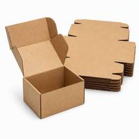 Boîte cadeau pliable en kraft personnalisée pour l'expédition de vêtements et de chaussures, boîte d'expédition pour avion, boîte d'expédition haut de gamme épaissie