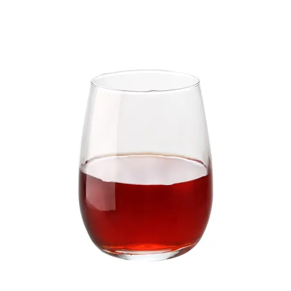 Glassware tumbler glass Wide mouth wine glass stemless wine glass tumbler