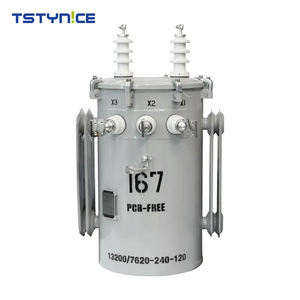 Transformador de Distribución Monofásico Sumergido en Aceite de Precio Competitivo, 10kva, 25kva, 50kva, con Frecuencias de 50hz y 60hz - Product Image 2