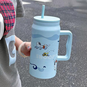 <strong>Snoopys</strong> Handle 50oz 304 Stainless Steel Vacuum Insulated Tumbler 1500ml Capacity Portable Outdoor Business <strong>Gift</strong> Iced Drinks <strong>Gift</strong> - Product Image 6