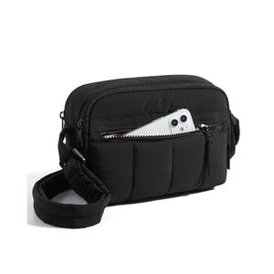 Bolso Bandolera Acolchado de Moda para Mujer, Bolso de Hombro Ligero, Mini Bolso de Viaje con Cierre de Cremallera, Portátil - Product Image 1