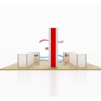 Stand d'exposition modulaire raffiné TIANYU, composants en aluminium de précision, construction de qualité architecturale pour utilisation en exposition