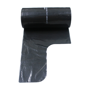 ถุงขยะพลาสติกรีไซเคิล100% ม้วนพร้อมที่จับเน็คไทใบรับรอง Grs - Product Image 2