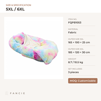 Coussin pour chien en peluche style humain avec housse en tissu, rembourrage en éponge chaud pour l'hiver, utilisation quatre saisons, matelas intérieur pour animaux de compagnie, ensemble nid avec oreiller assorti