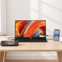 Monitor portátil de escritorio de 15.6 pulgadas con pantalla 1080p, monitor LED para computadora, precio de fábrica económico