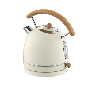 Hervidor de Agua Eléctrico de Acero Inoxidable de 1.8L con Mango de Madera, Calentador de Agua con Filtro Extraíble, Indicador LED, Electrodoméstico de Cocina - Product Image 2