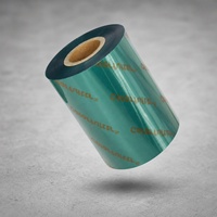 Étiquette de lavage verte résistante aux rayures 80 mm x 300 m compatible Gprinter GP-1324D pour décoration de mariage, performance durable