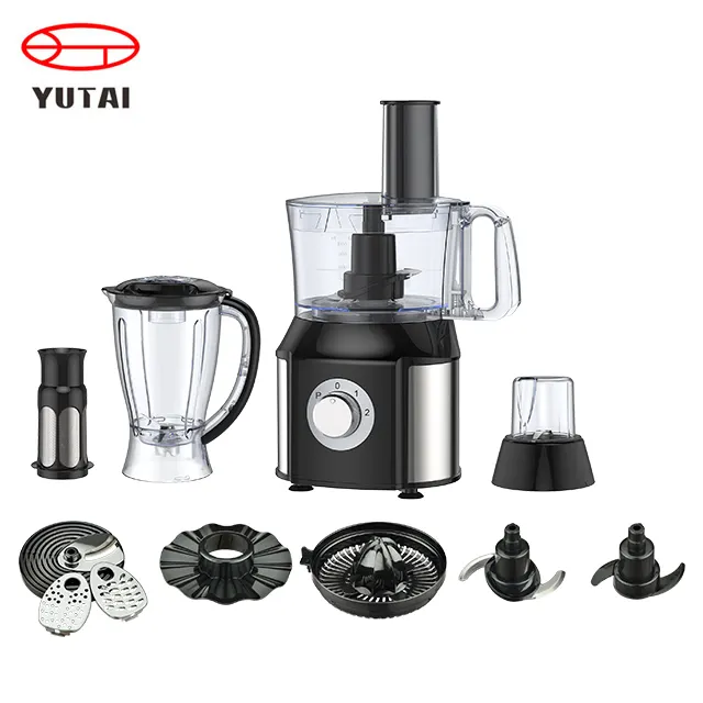 High power big capacity Multifunctional 10 in 1 Food Processor for Chopping Slicing
