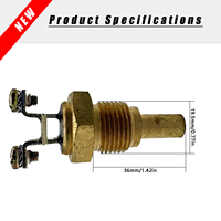 Vente Flash : Capteur de Température d'Eau 41-5394 (Diamètre de Filetage 19,5 mm) pour Mini-Excavatrice CAT330B - Pièces Moteur