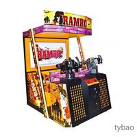 Parc d'attractions, version LCD 55 pouces du simulateur de tir « Lamborghini » - une console de jeu de tir de combat