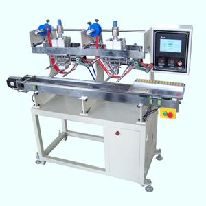 Shuttle Style New Condition Automatic Two-Head Hot Stamping Machine Letterpress Heat Transfer Seal Bearing Card Printer for - Product Image 4