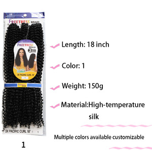 BELEZA 1 #   3X 18" Cheveux à tresser souples et volumineux pour tresses africaines, les plus vendus à l'international, extension capillaire pour femmes noires - Product Image 3