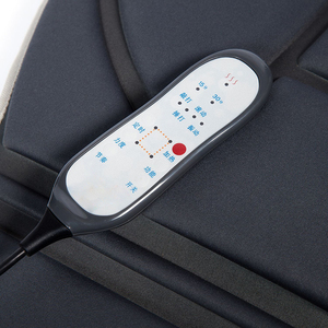 Housse de siège de voiture de Massage, <span class=keywords><strong>coussin</strong></span> <span class=keywords><strong>chauffant</strong></span> pour le cou et le dos, vibrateur électrique, livraison gratuite - Product Image 2