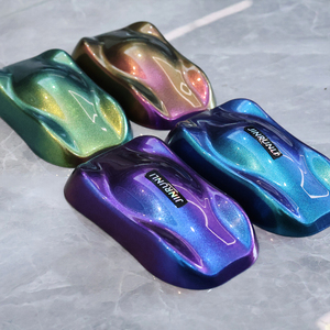 Pigment <span class=keywords><strong>Caméléon</strong></span> Effet Perle avec Effet <span class=keywords><strong>Peinture</strong></span> Automobile Candy, Base Chrome Aurore Blanche, Décalage Aurore <span class=keywords><strong>Bleu</strong></span>-Violet, <span class=keywords><strong>Peinture</strong></span> Automobile Effet Miroir - Product Image 5
