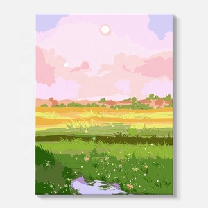 XIXI 2026 Nouvelle Arrivée Peinture par Numéros pour Adultes Débutants Toile Faite à la Main Motif Paysage Animal Décoration Murale Vente en Gros - Product Image 4