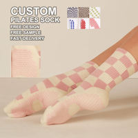 Chaussettes de yoga et de Pilates personnalisées avec logo, vente en gros OEM d'usine, à prix abordable