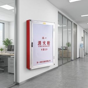 Armoire murale en acier pour extincteur, équipement de sécurité ignifuge avec tuyau d'<span class=keywords><strong>incendie</strong></span> pour <span class=keywords><strong>maison</strong></span> et lieux publics, personnalisable - Product Image 3