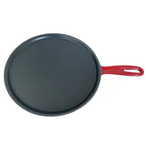 Emaye dökme demir pancake pan desteği