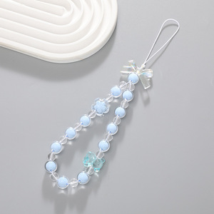 <span class=keywords><strong>Perle</strong></span> Téléphone Chaîne Petite Fleur <span class=keywords><strong>Pendentif</strong></span> Sangle Téléphone Cas Perlé Suspendu Ornement Arc Porte-clés Téléphone Accessoires En Gros - Product Image 5