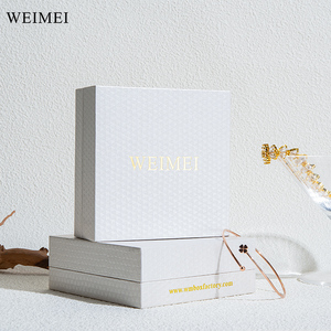 Luxury Custom Logo Cardboard Paper Jewelry Gift Box Packaging for <b>Ring</b> Earring Necklace Bracelet - Product Image 6