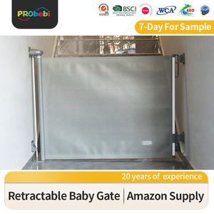 Portão de Segurança para Bebês Probebi SG025, Preço de Fábrica, Branco, Metálico, Grande, Tipo Quadrado, Multifuncional, Super Largo, para Escadas, 0-12 Meses - Product Image 2