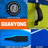 Planche de surf gonflable 110/140L pour kitesurf, wingfoil, hydrofoil, surf, pêche, downwind, pumping, SUP, efoil et foil board