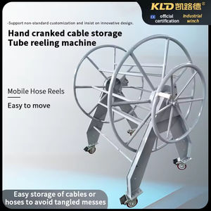 Anpassen der Kabel wickel maschine Mobiler Typ Handkurbel rohr walz maschine Schlauch wickel maschine für die Schiffs logistik - Product Image 2