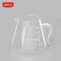 Carafe à café en verre borosilicate haute résistance à la chaleur, ensemble de cafetière à filtre à dégoulinement, pot à café en verre