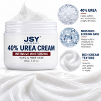 Crème pour les mains et les pieds à 40% d'urée, marque privée, soin hydratant intensif pour les peaux sèches et rugueuses, texture riche non grasse, 150 g