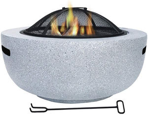 <span class=keywords><strong>2026</strong></span> sıcak satış yuvarlak açık magnieoxide oksit ateş çukuru ahşap yanan Metal bahçe veranda ısıtıcı kase şekline mangal barbekü ızgara - Product Image 1