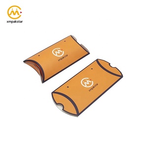 Wholesale Customized <strong>Christmas</strong> Gift Packaging Small <strong>Pillow</strong> Favors Paper Box with Ribbon Handle - Product Image 3