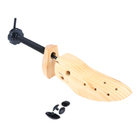 Civière d'arbre de chaussure en bois réglable de haute qualité, taille personnalisée et logo pratique pour hommes et femmes EU36-EU46