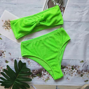 ชุดบิกินี่ยืดหยุ่นสูงสำห<span class=keywords><strong>รั</strong></span>บผู้หญิงชุดว่ายน้ำชายหาดแฟชั่นโบว์เซ็กซี่สำห<span class=keywords><strong>รั</strong></span>บฤดูร้อนใหม่พิมพ์ลายย้อนยุค - Product Image 6