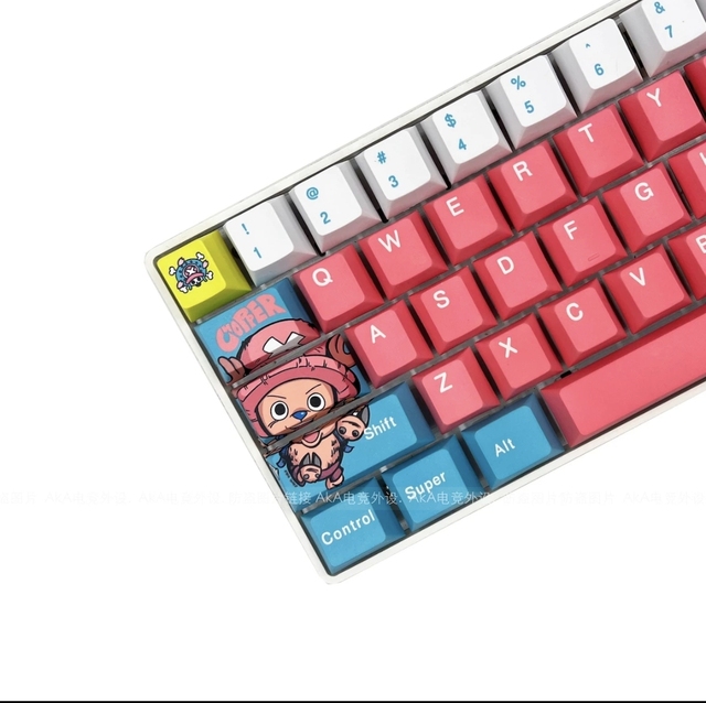 One Piece Chopper 108keys PBT Dye Sublimation Cherry Keycaps Set for 61 63 64 68 75 84 87 98 104 108 Keys Mechanical Keyboard