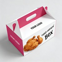 Boîtes personnalisées anti-graisse pour frites, poulet frit, hamburgers et autres plats à emporter en gros
