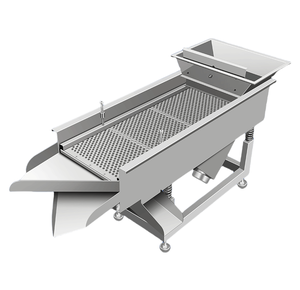 Dual-Sieve Linear Screening Machine Multi-Layer Outlet Vibrating <strong>Sorting</strong> Device Coffee Grading Machine Grain Cleaning Grading - Product Image 1