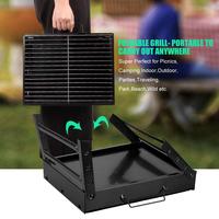 Barbecue de table instantané en vente chaude, barbecue jetable au charbon de bois