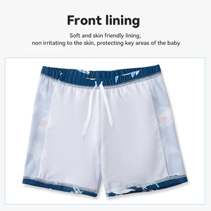Venta caliente de fábrica Niños Traje de baño Tela elástica Patrón sólido Botón inferior descarado Volantes con cordón sin espalda - Product Image 4