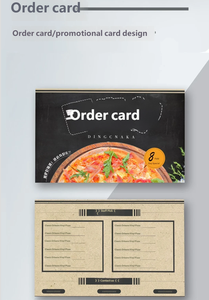 Carte <span class=keywords><strong>de</strong></span> menu personnalisée imprimée, design <span class=keywords><strong>de</strong></span> chef <span class=keywords><strong>de</strong></span> cuisine jaune en dessin animé, carte-cadeau alimentaire en papier pour la promotion des restaurants - Product Image 3