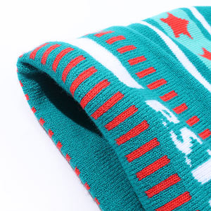 Заводская распродажа, акриловые вышитые Клубные командные шарфы, вязаная шапка и шарф, жаккардовые веерные шарфы, набор шапок - Product Image 5