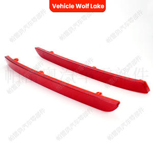 Reflector de luz para parachoques trasero de vehículo Wolf Lake, rojo, ABS moldeado por inyección, para Volkswagen T6 2012-2019 - Product Image 2