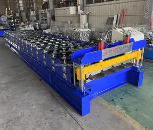 China Roofing Sheet Rib Type Ibr Box Profile Roof Tile Panel Making Roll Forming Machine Roof Manufacturing Machine