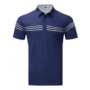 Polo de golf de performance de mode personnalisé pour hommes de haute qualité/t-shirt de polo de golf à séchage rapide de sport en gros fabriqué en Chine