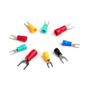 Terminal Eléctrico Aislado Tipo Horquilla, Conector de Compresión en Frío, Terminales de Conexión de Cable Tipo U - Product Image 4