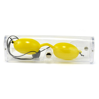 Bandeau professionnel de bronzage de protection des yeux UV avec des lunettes de couverture des yeux en silicone certifiées ANSI Z87.1