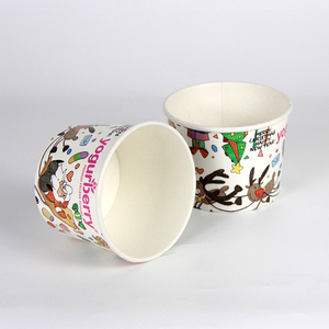 Tùy chỉnh in sữa chua đông lạnh giấy <span class=keywords><strong>container</strong></span> cho disposa2018ice Kem cốc giấy <span class=keywords><strong>Icecream</strong></span> Bát Giấy Thủ Công thực phẩm tùy chỉnh chấp nhận - Product Image 5