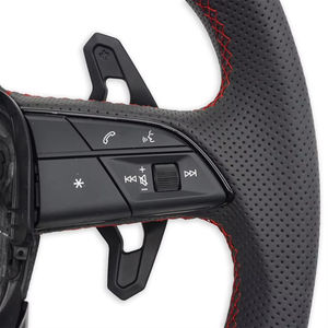 Volant de direction en carbone amélioré pour <span class=keywords><strong>Audi</strong></span> A6 A7 A8 <span class=keywords><strong>Q5</strong></span> A4 B5 B7 A5 8T 8V Q7 - Product Image 5