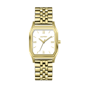 <span class=keywords><strong>Reloj</strong></span> de Cuarzo de Lujo para Mujer, Resistente al Agua, con Esfera de Agujas, Logotipo Personalizado, Correa Cuadrada de Acero Inoxidable, Movimiento Miyota, ODM OEM - Product Image 3