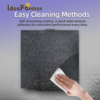 Accessoires pour imprimante 3D 260x271mm PEI Pulvérisation+PEI Surface lisse Lit chauffant Noir 256g Utilisé pour Elegoo Centauri Carbon